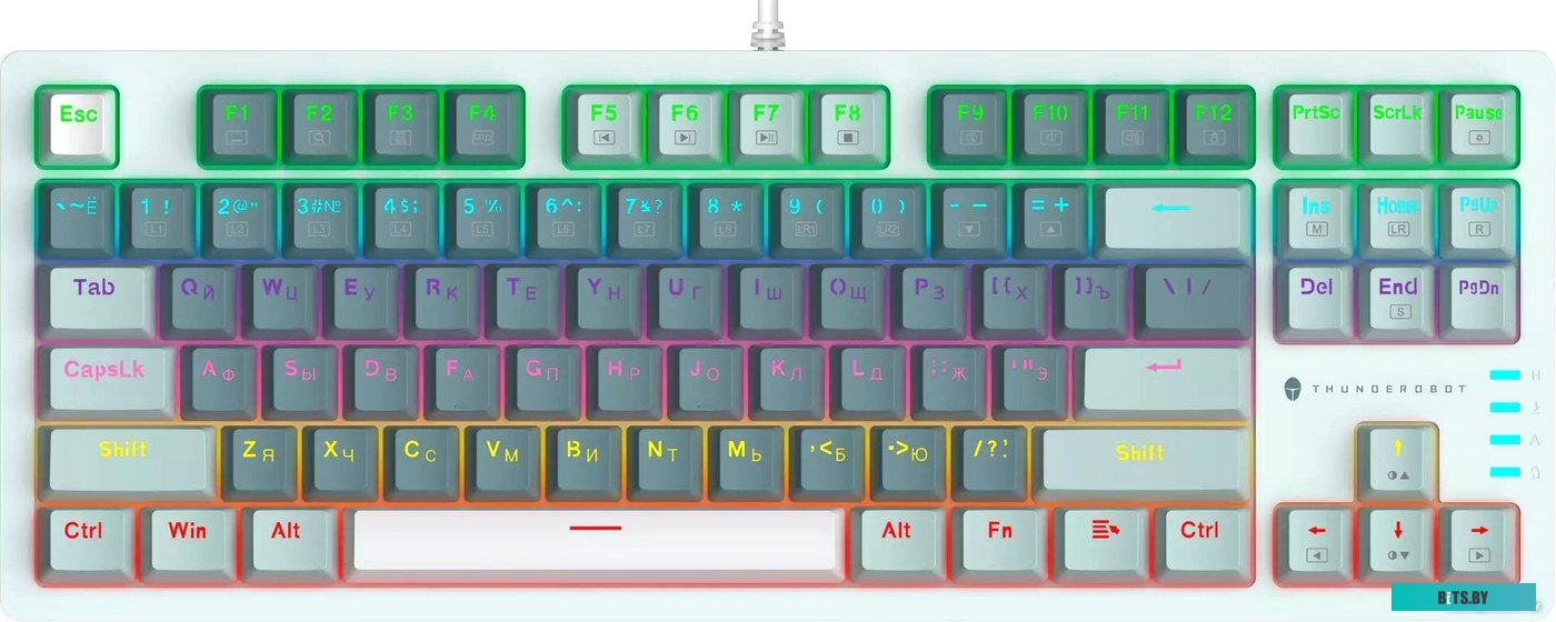 Игровая клавиатура Thunderobot K87R Sage Green (JT00FH000RU)