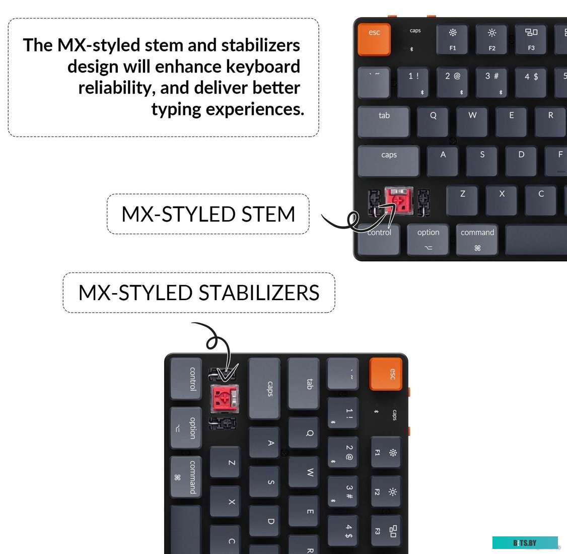 K5SE-E3-RU Keychron K5 SE RGB K5SE-E3-RU (Keychron Low Profile Optical Brown)
