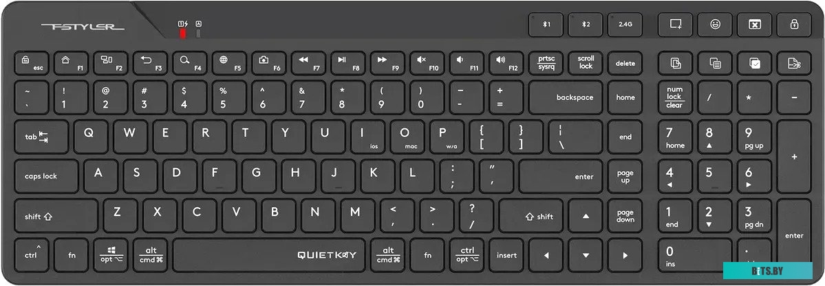Клавиатура A4Tech Fstyler FBK27C AS (черный)