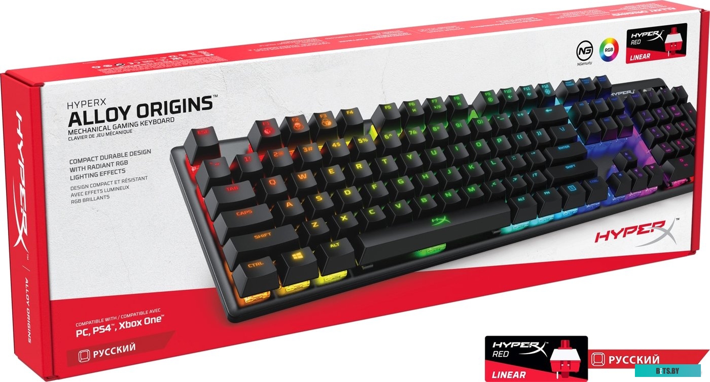 Клавиатура HyperX Alloy Origins (HyperX Red)