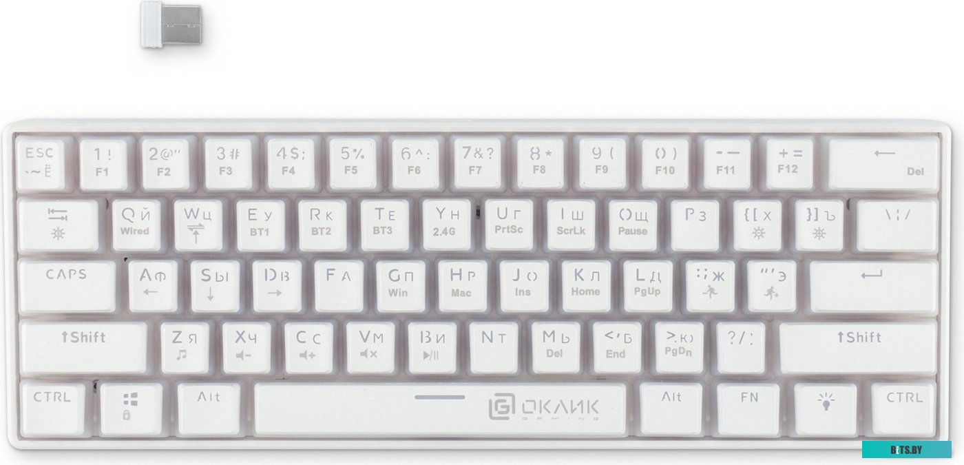 Клавиатура Oklick K763W 1920562