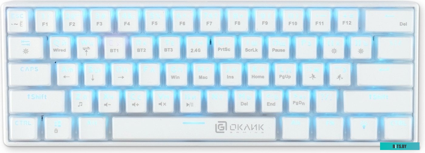 Клавиатура Oklick K763W 1920562