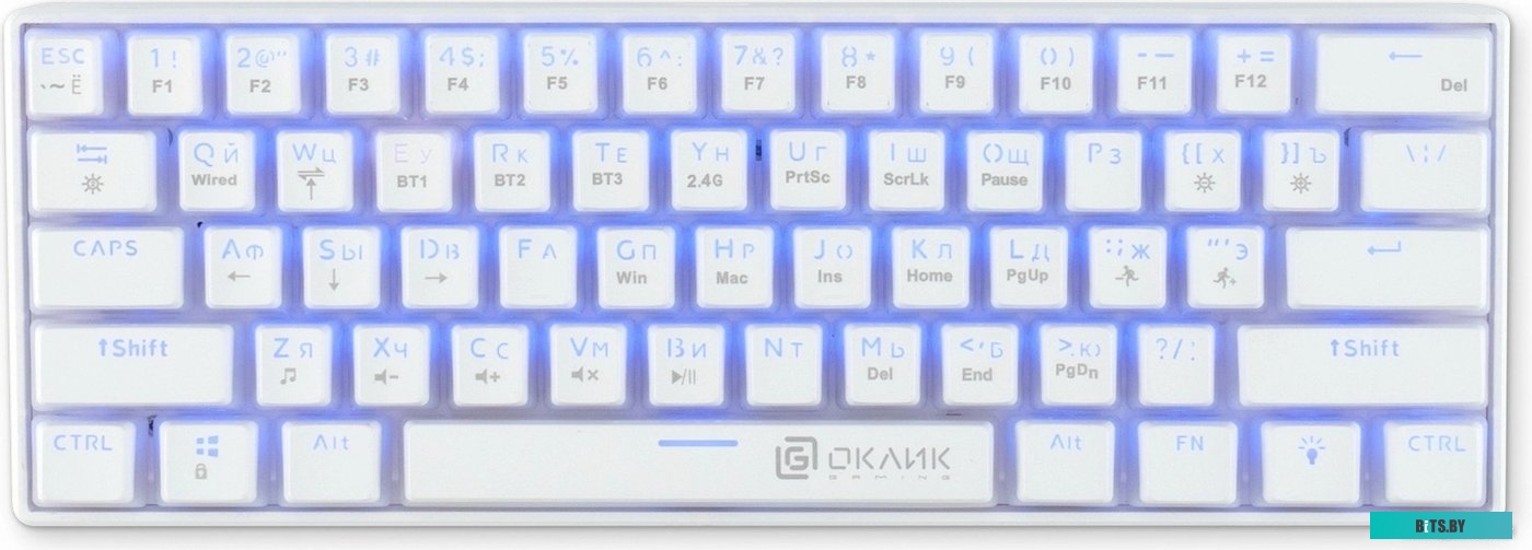 Клавиатура Oklick K763W 1920562
