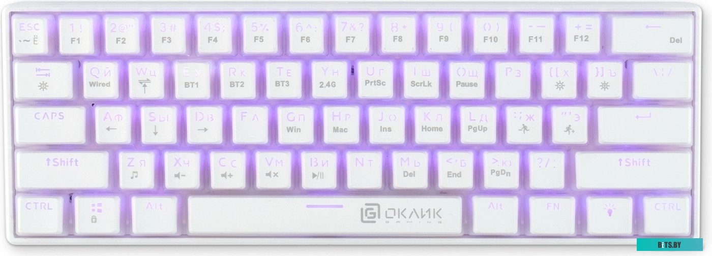 Клавиатура Oklick K763W 1920562