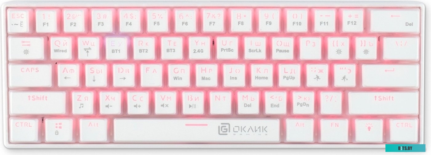 Клавиатура Oklick K763W 1920562
