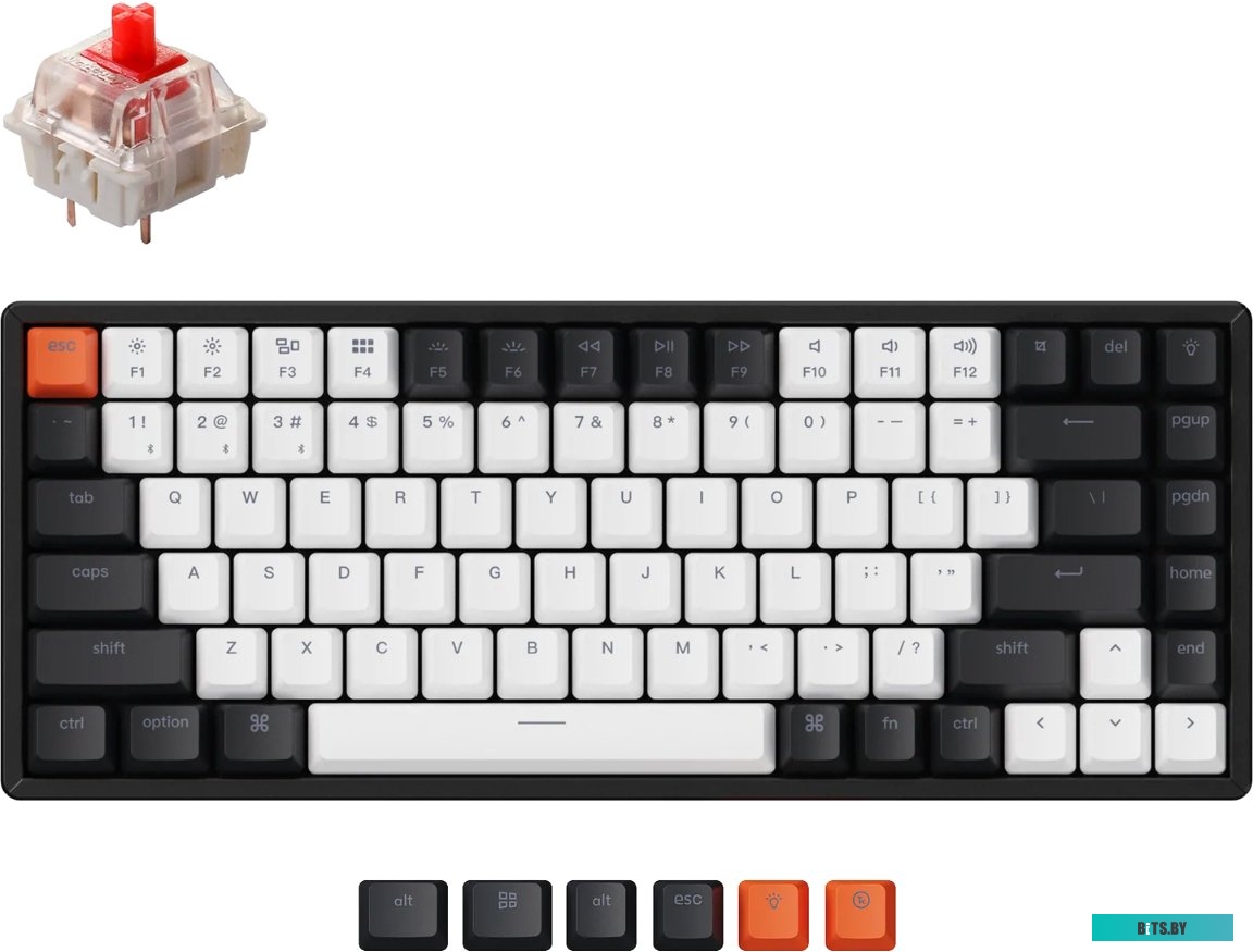 Keychron K2 V2 RGB K2-C1H (Gateron G Pro Red, нет кириллицы)