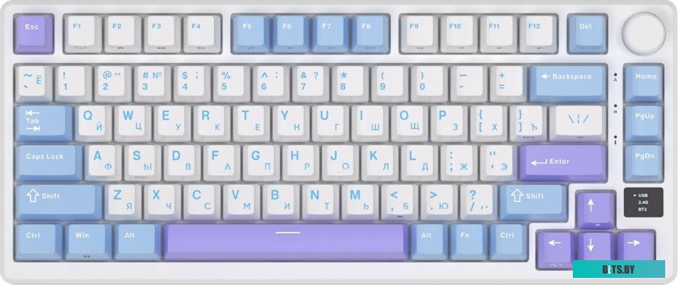 Royal Kludge RK-M75 RGB Taro Milk (RK Brown)
