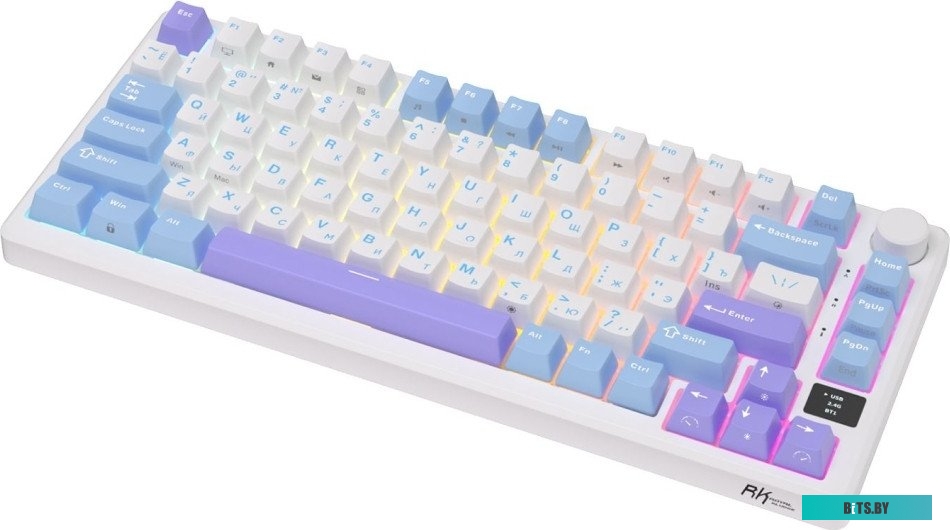 Royal Kludge RK-M75 RGB Taro Milk (RK Brown)