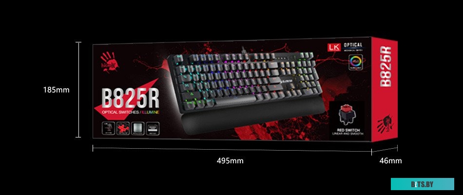A4Tech Bloody B825R (Light Strike Red)