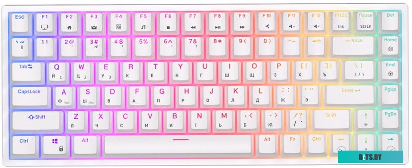 Royal Kludge RK84 RGB (белый, RK Brown)