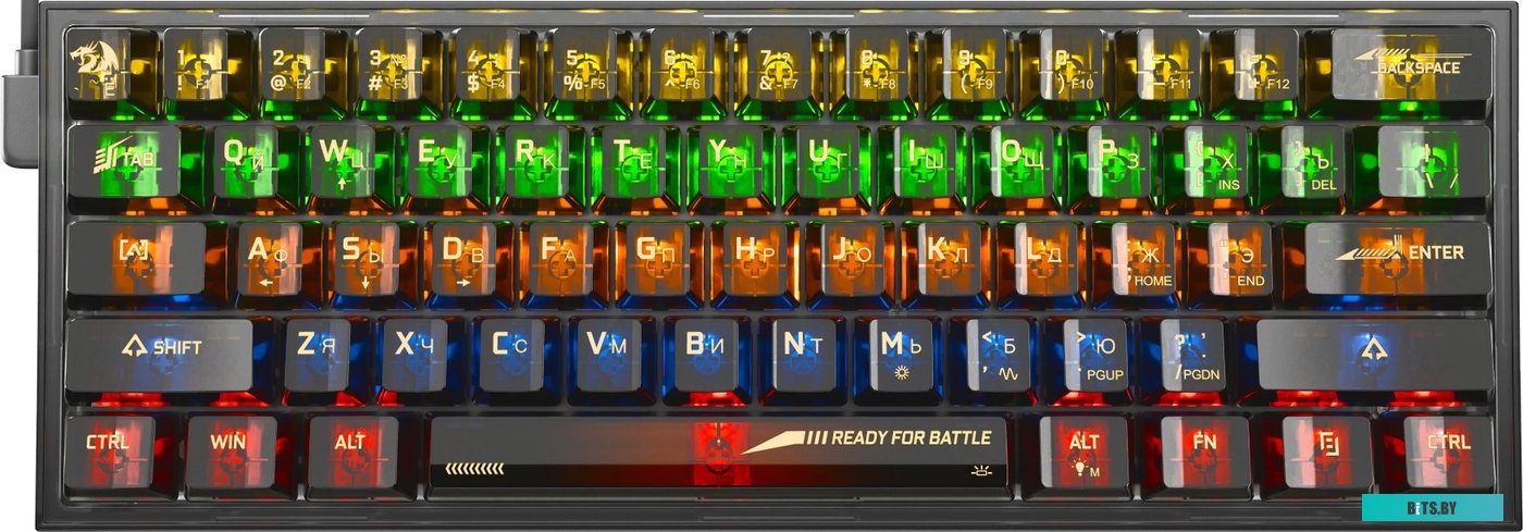 71737 Redragon Fizz (прозрачный/черный)