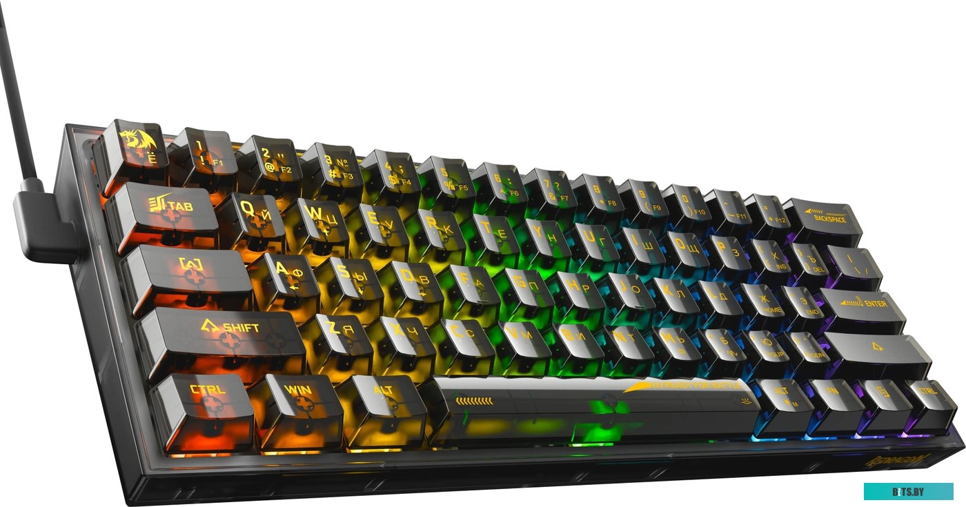 71737 Redragon Fizz (прозрачный/черный)