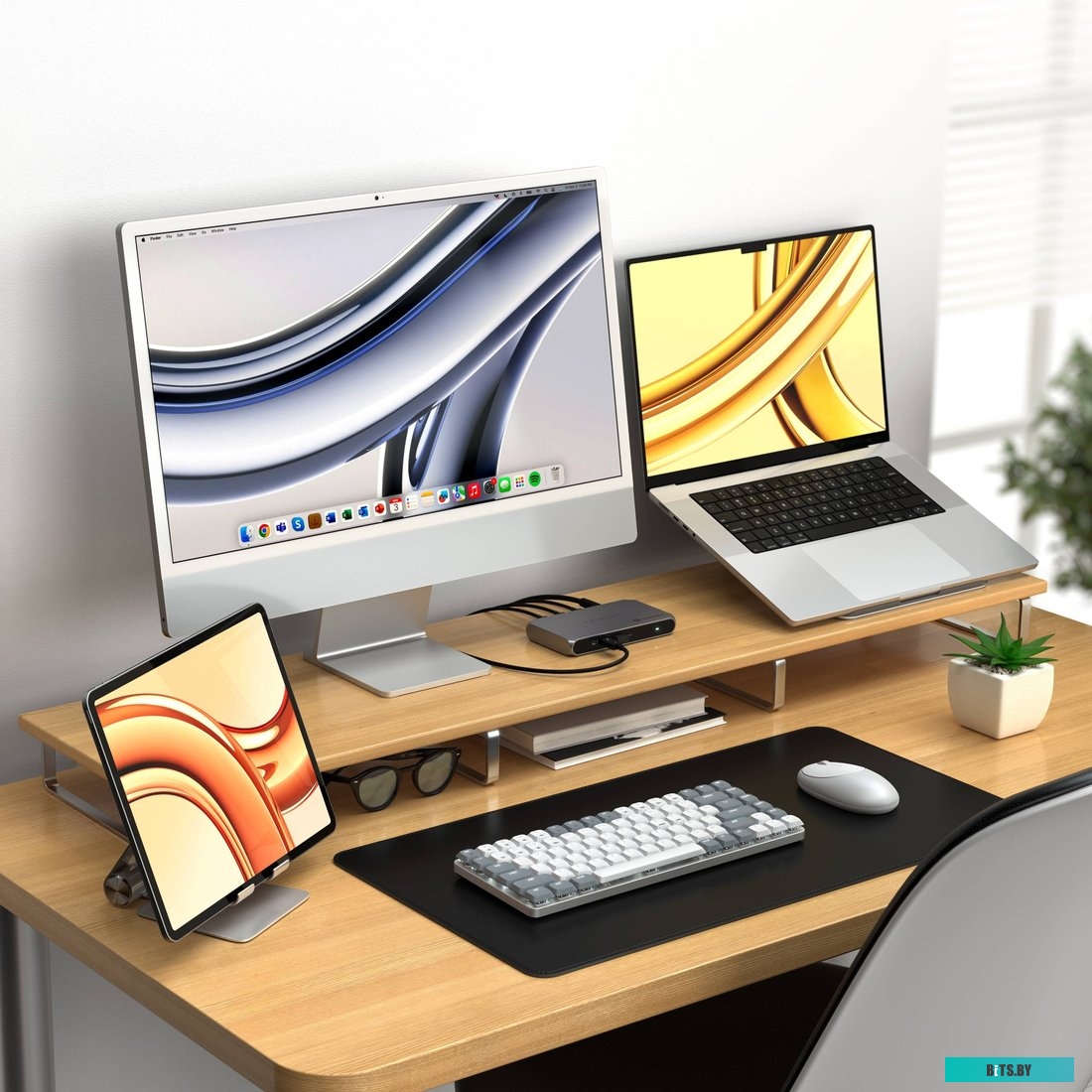 Клавиатура Satechi SM1 Slim (светло-серый)