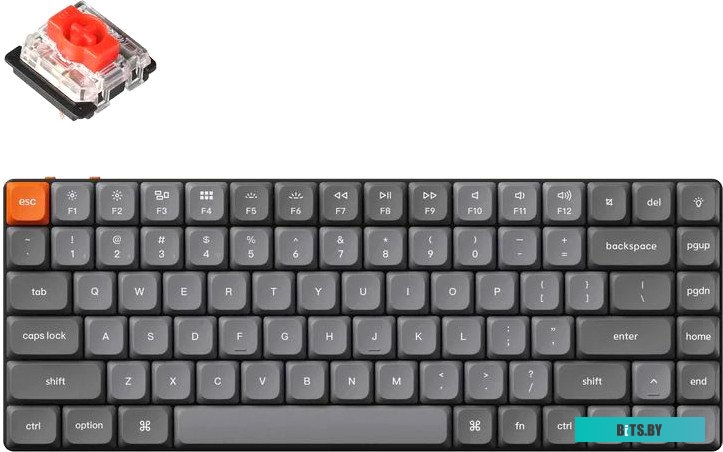 K3M-H1-RU Keychron K3 Max RGB K3M-H1-RU (Gateron Low Profile Red)