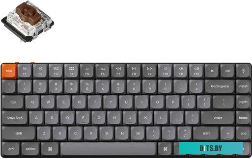 K3M-H3-RU Keychron K3 Max RGB K3M-H3-RU (Gateron Low Profile Brown 2.0)