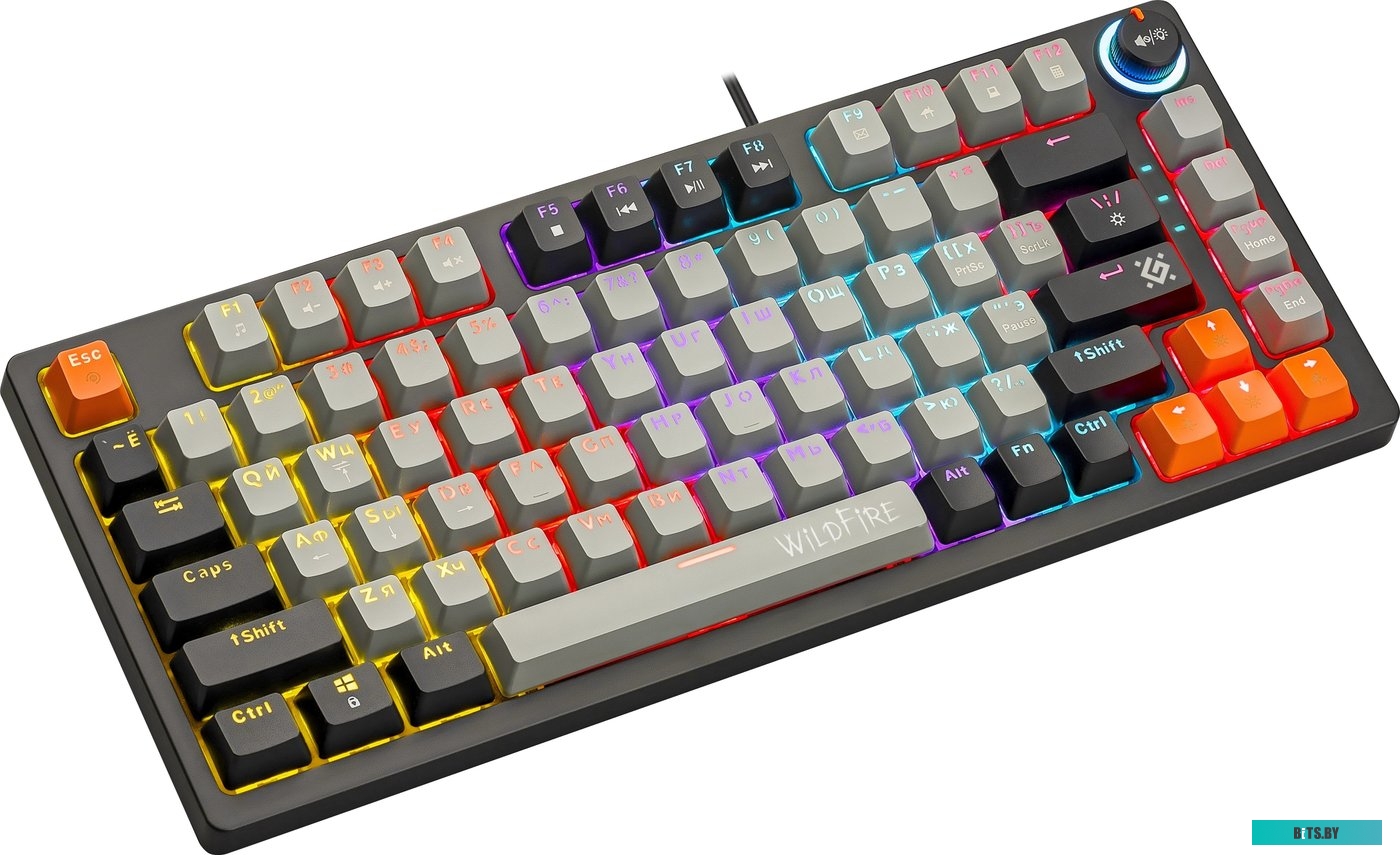 Клавиатура Defender Wildfire GK-213 (серый/черный)