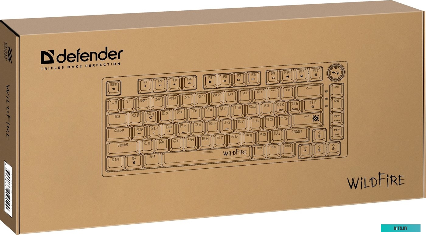 Клавиатура Defender Wildfire GK-213 (серый/черный)