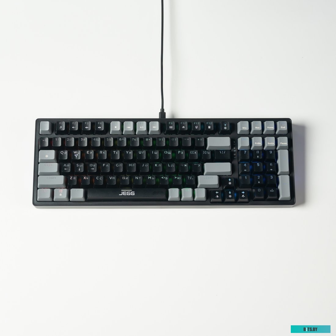 Клавиатура JEGG ZA99 Black Grey Green (TNT Yellow)