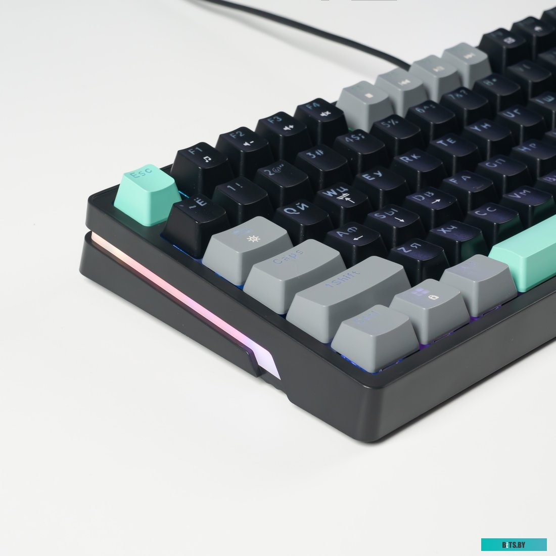 Клавиатура JEGG ZA99 Black Grey Green (TNT Yellow)