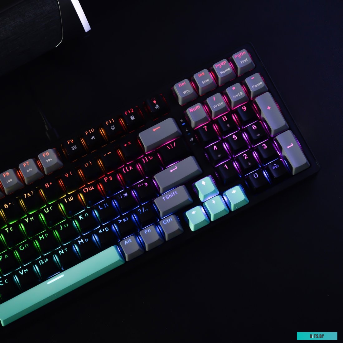 Клавиатура JEGG ZA99 Black Grey Green (TNT Yellow)