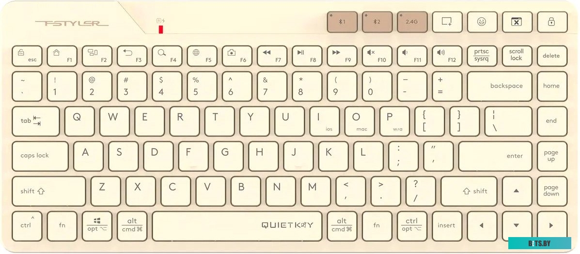 Клавиатура A4Tech Fstyler FBK26C AS (бежевый)