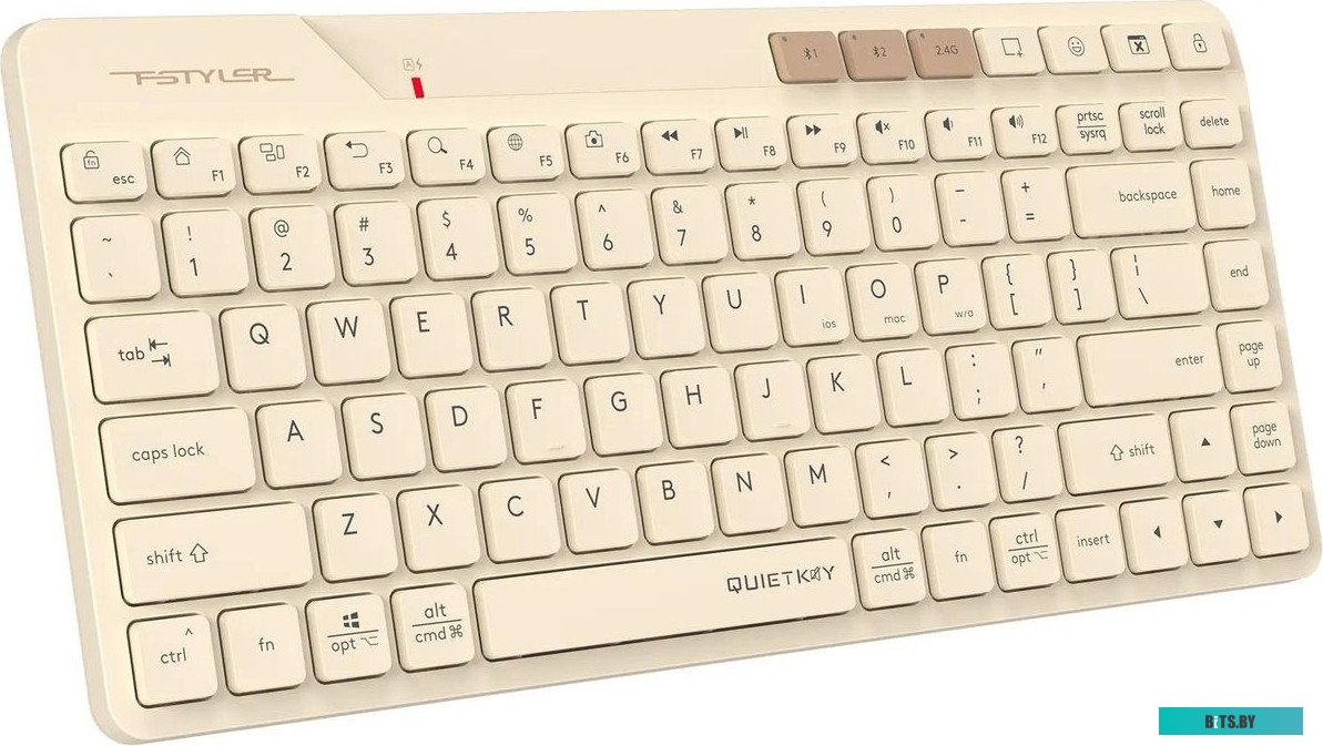 Клавиатура A4Tech Fstyler FBK26C AS (бежевый)