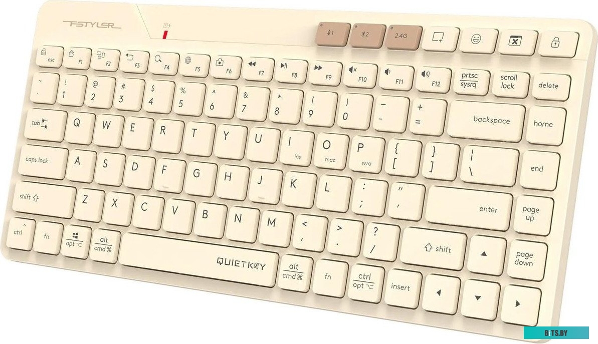 Клавиатура A4Tech Fstyler FBK26C AS (бежевый)