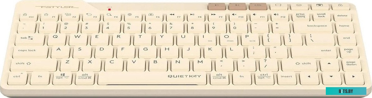 Клавиатура A4Tech Fstyler FBK26C AS (бежевый)