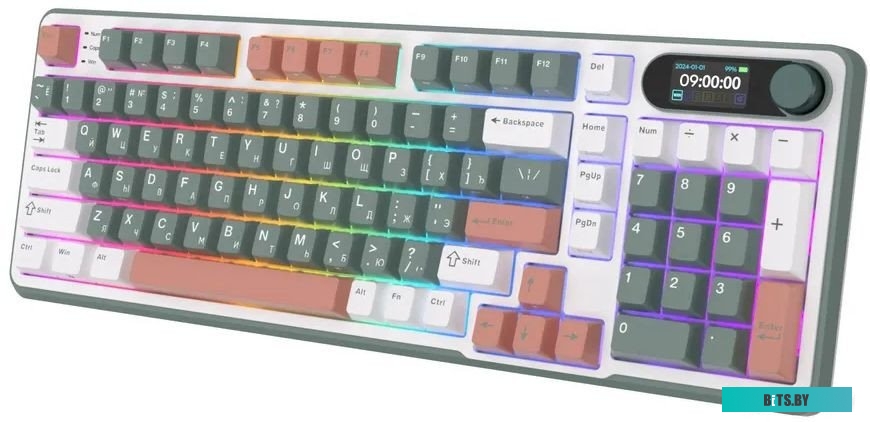 Клавиатура Royal Kludge RK-S98 RGB Camping (RK Chartreuse)