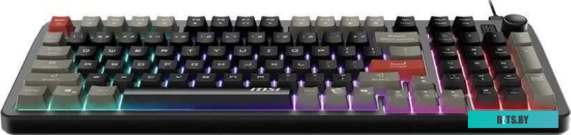 Клавиатура MSI GK110 черный/серый USB for gamer LED (S11-04RU258-HH9) S11-04RU258-HH9