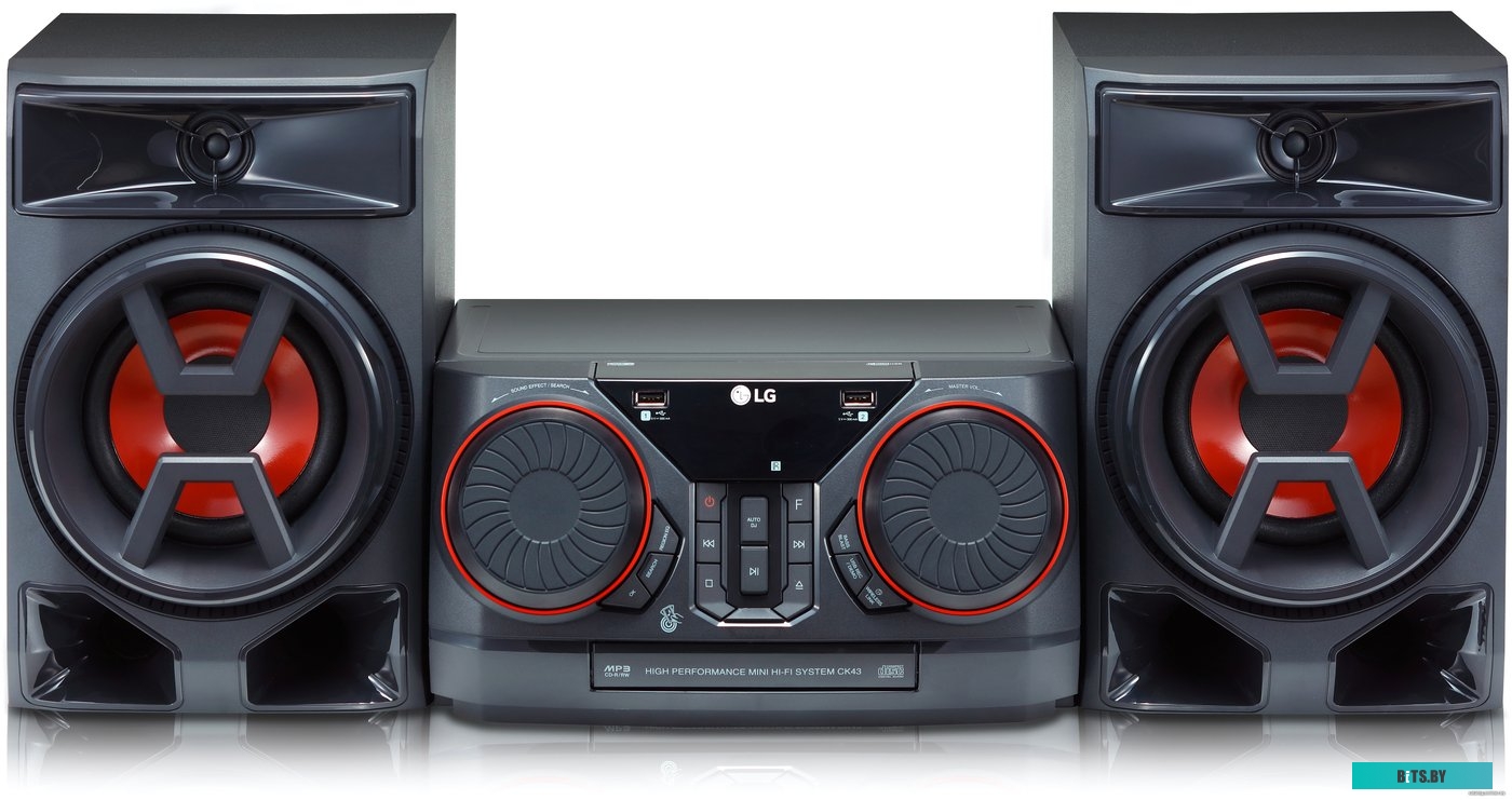 Музыкальный центр LG X-Boom CK43 (с колонками CKS43F)