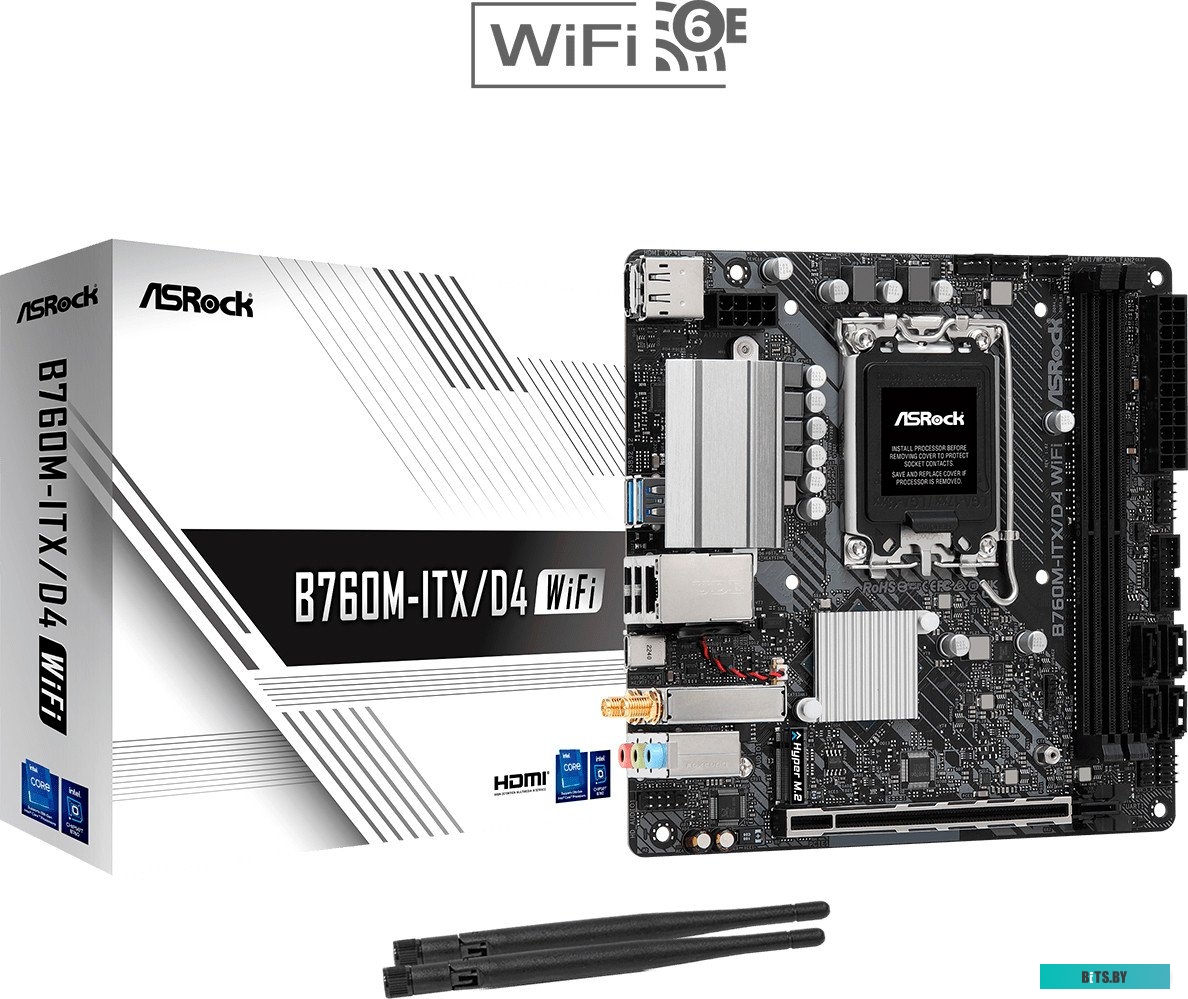 Материнская плата ASRock B760M-ITX/D4 WiFi