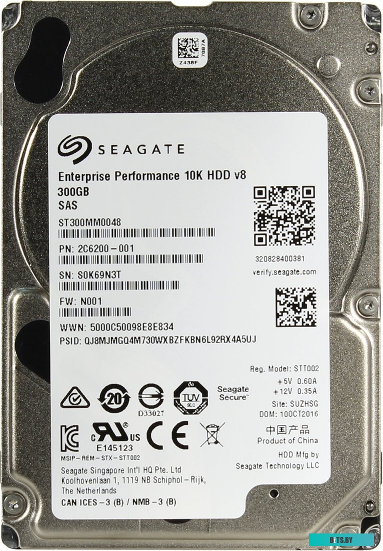 Серверный жесткий диск Seagate Enterprise Performance 10K v.8 300GB [ST300MM0048]