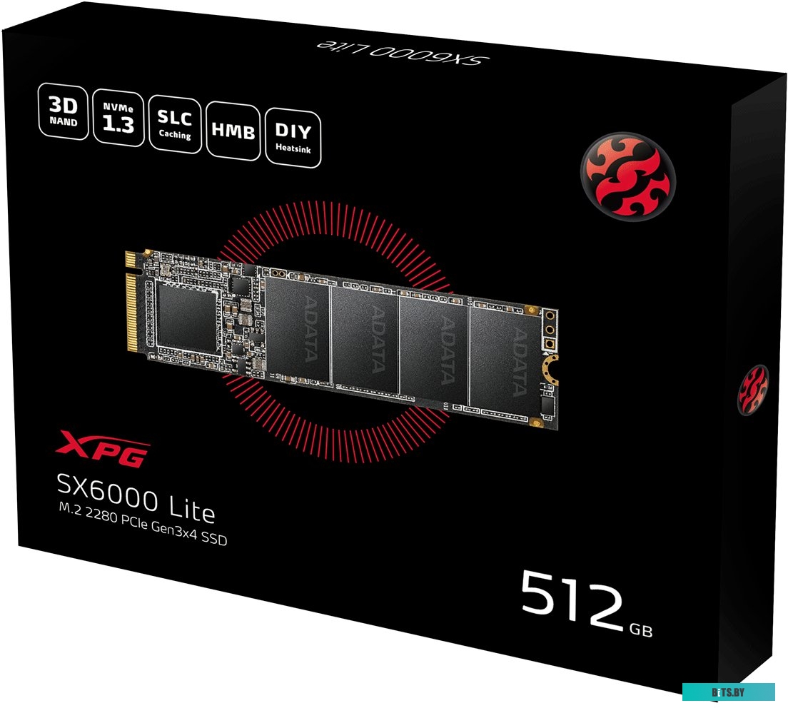SSD Накопитель ADATA XPG SX6000 Lite 512GB ASX6000LNP-512GT-C