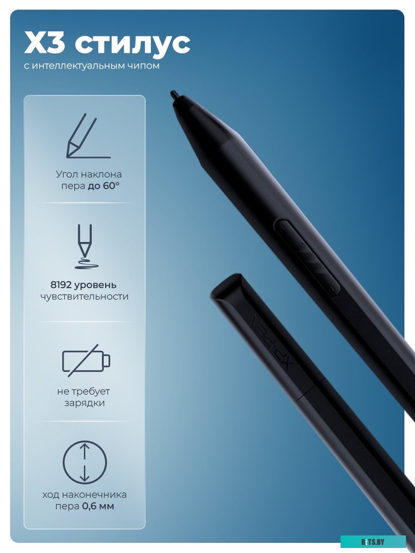 Графический планшет XP-Pen Deco LW (синий)