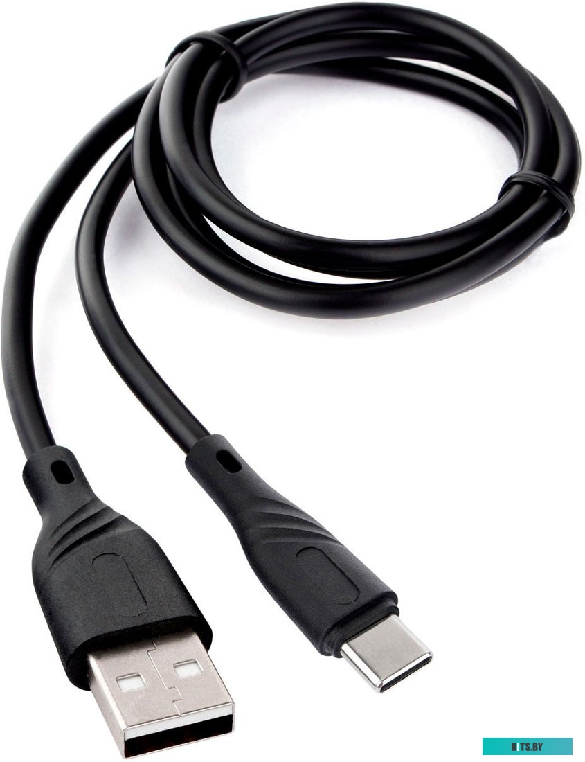 Кабель USB 2.0 Cablexpert CCB-USB2-AMCMO1-1MB, AM/Type-C, издание Classic 0.1, длина 1м, черный, блистер