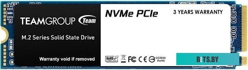 SSD Накопитель TEAM M.2-2280 PCI-E Gen3x4 MP33 TM8FP6128G0C101
