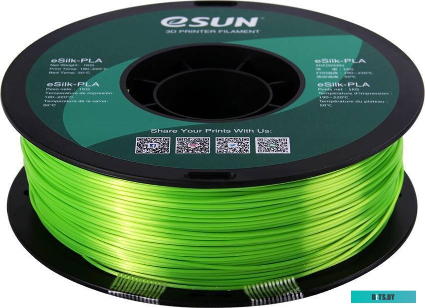 Т0033347 eSUN eSilk PLA 1.75 мм 1000 г (переходный)