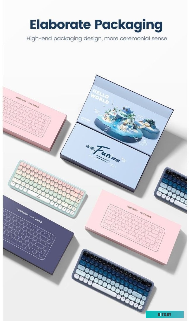 Клавиатура UGREEN KU101-15226 Blue
