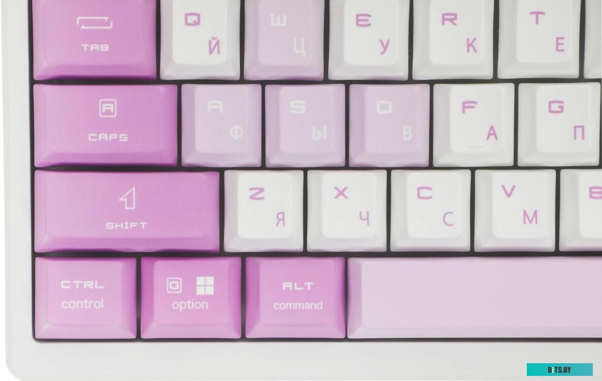 Клавиатура беспроводная Keyboard MSI FORGE GK600 TKL, Wireless, Mechanical Linear Switches, RGB LED, 4000mA/h, Violet S11-43RUQ01-HH9
