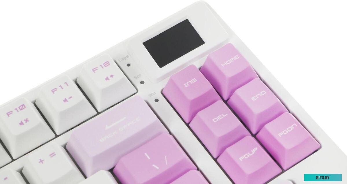 Клавиатура беспроводная Keyboard MSI FORGE GK600 TKL, Wireless, Mechanical Linear Switches, RGB LED, 4000mA/h, Violet S11-43RUQ01-HH9