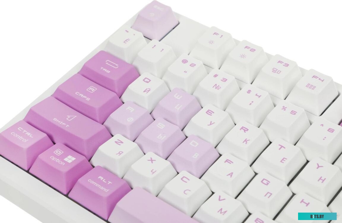 Клавиатура беспроводная Keyboard MSI FORGE GK600 TKL, Wireless, Mechanical Linear Switches, RGB LED, 4000mA/h, Violet S11-43RUQ01-HH9