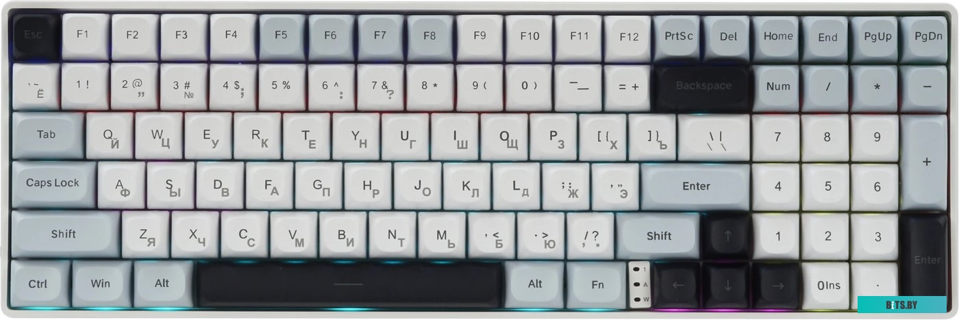 80004459 AULA S100Pro (белый/голубой/черный)