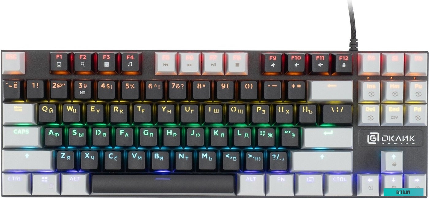 2018129 Oklick K600X (черный/серый)