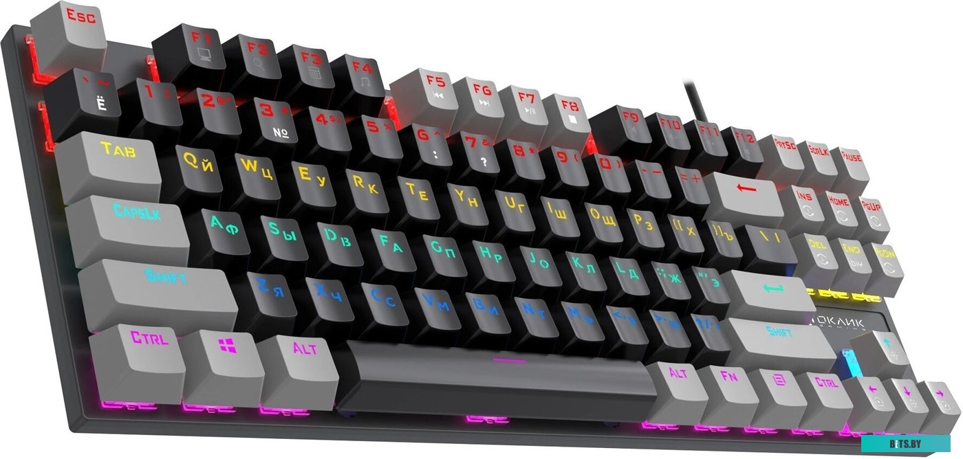 2018129 Oklick K600X (черный/серый)