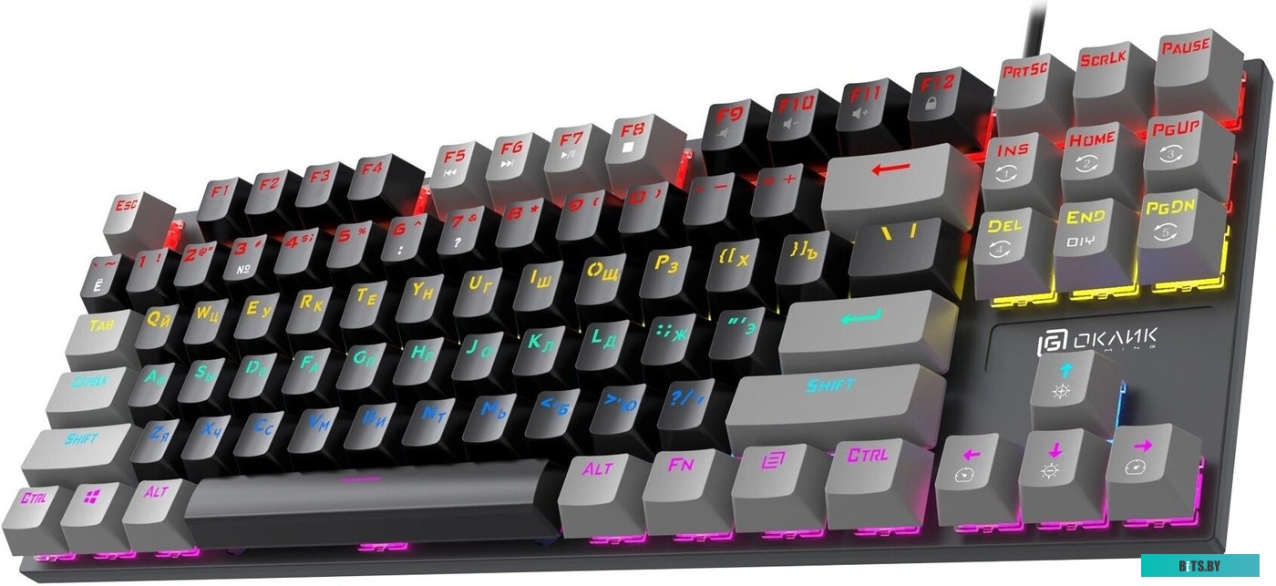 2018129 Oklick K600X (черный/серый)