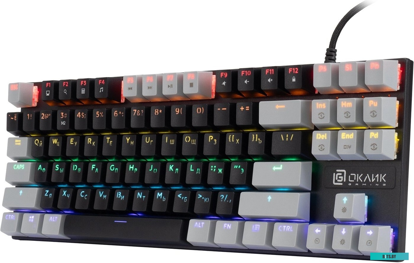 2018129 Oklick K600X (черный/серый)