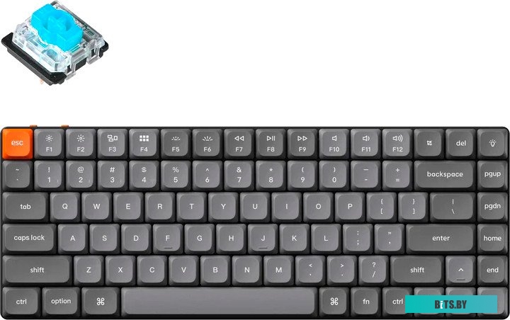 K3M-H2-RU Keychron K3 Max RGB K3M-H2-RU (Gateron Low Profile Blue)
