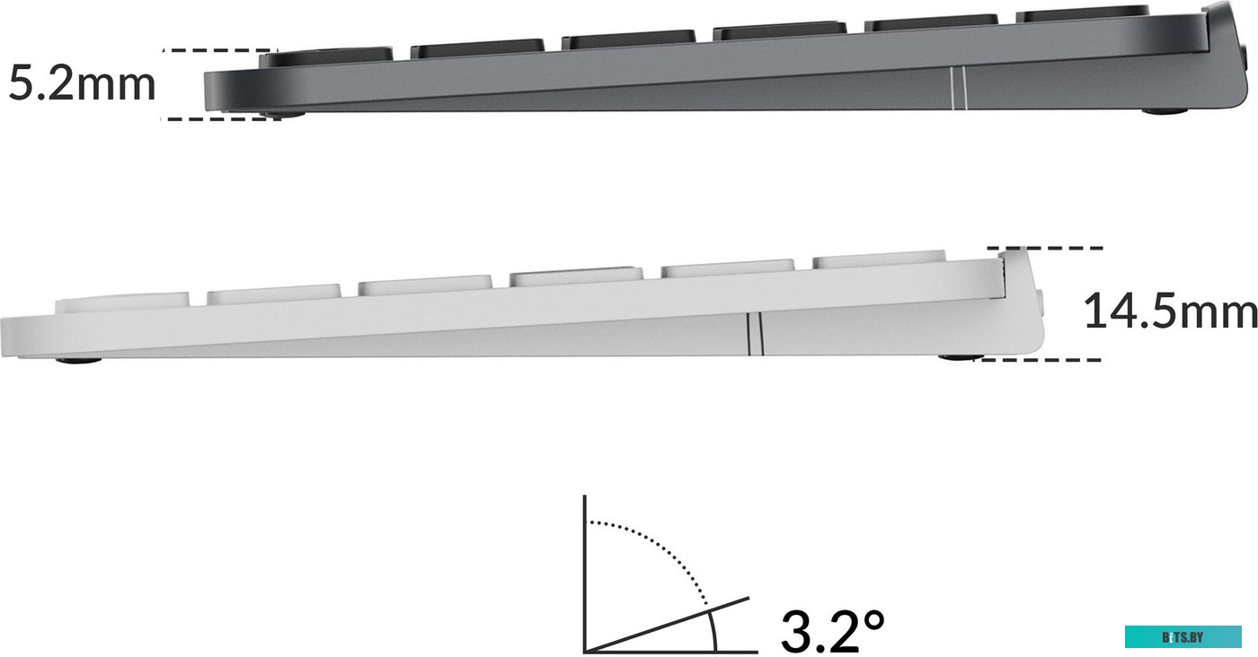 Клавиатура Keychron B1 Pro B1P-K1-RU (серый космос)
