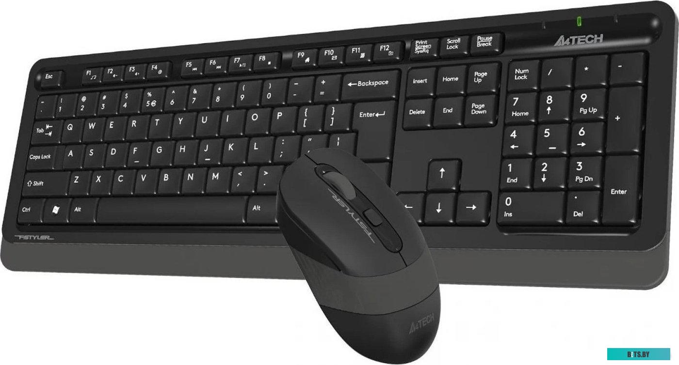 Комплект (Клавиатура + мышь) A4Tech Fstyler FG1010S (черный/серый)